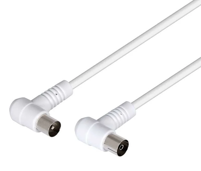 Cabo de Antena Tv Macho - Hembra Acodados 2.5m