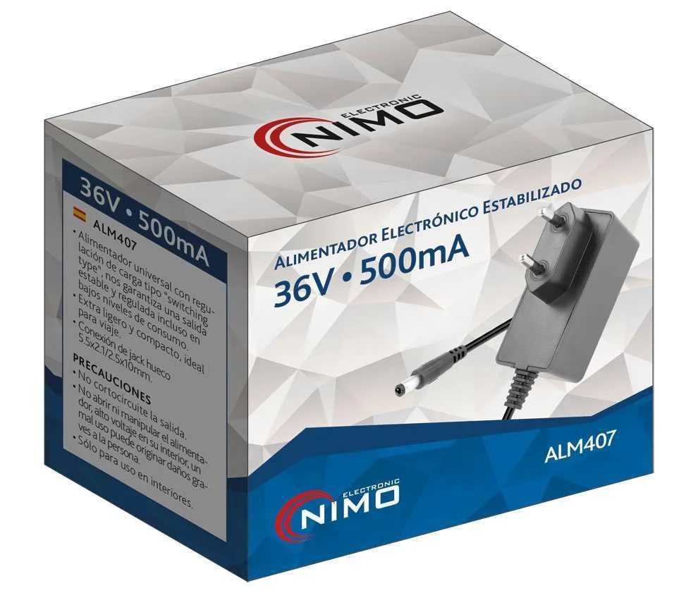 Alimentador Electrónico Universal 36vcc/500ma