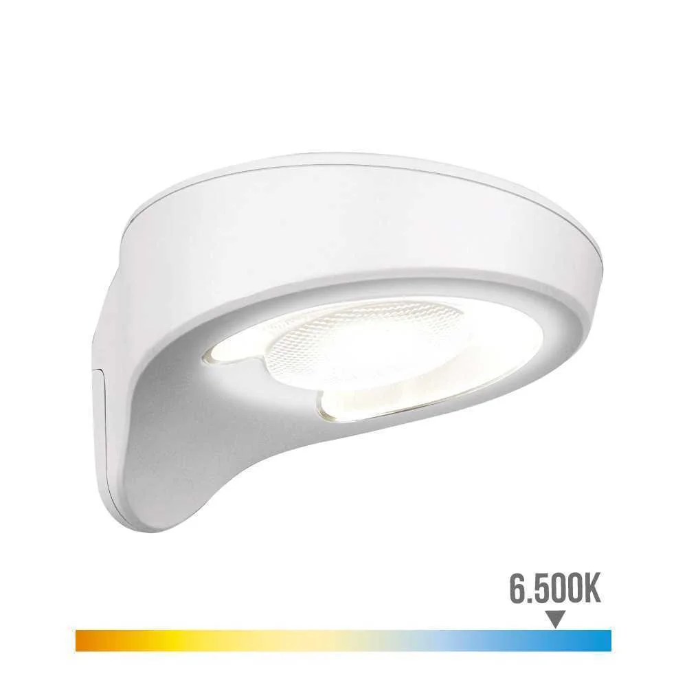 Aplique Solar 1,8w 155lm 6500k com Sensor Cor Branco Edm