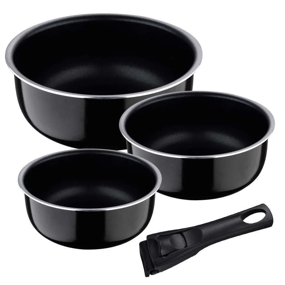 Kit 3 Caçarolas (Ø16+Ø18+Ø20cm) Click & Cook Bergner