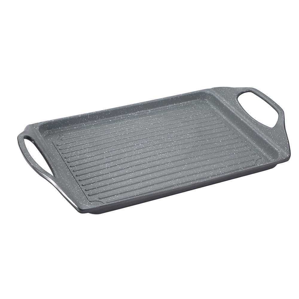 Grelhador 45x27cm Alumínio Forjado Indução Lava S.