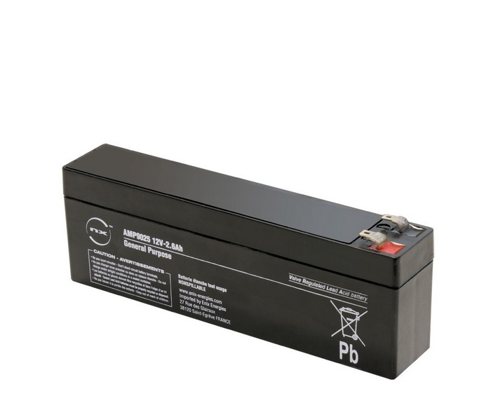 Bateria de Chumbo 12,0v/2,6ah (178,0x60,0x35,0mm)