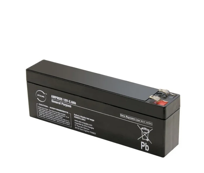 Bateria de Chumbo 12,0v/2,6ah (178,0x60,0x35,0mm)