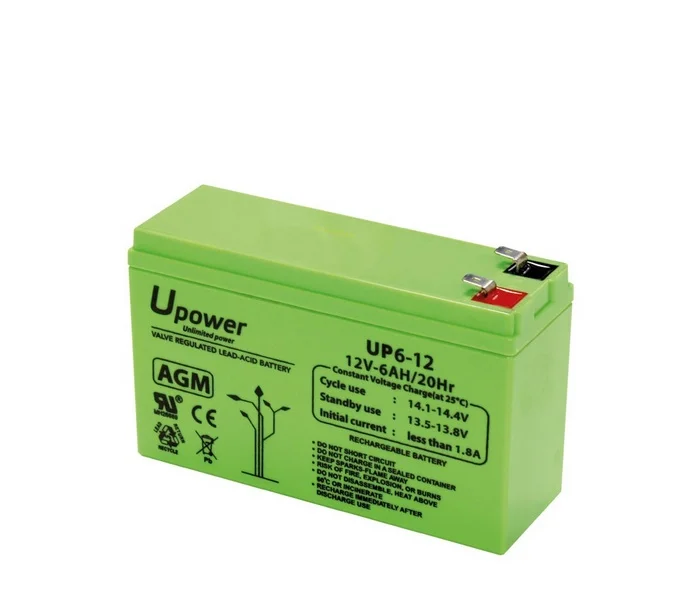 Bateria de Chumbo 12,0v/6ah (150,0x95,0x50,0mm)