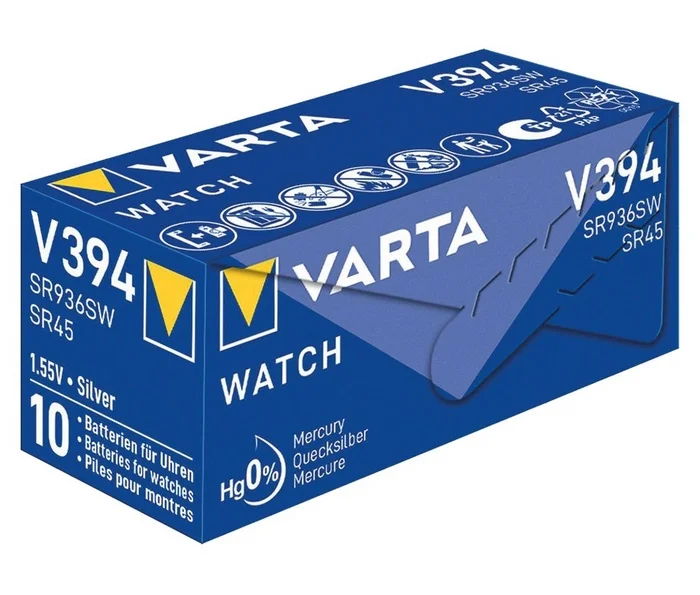Sr45 / V394 Pila de Óxido de Plata
