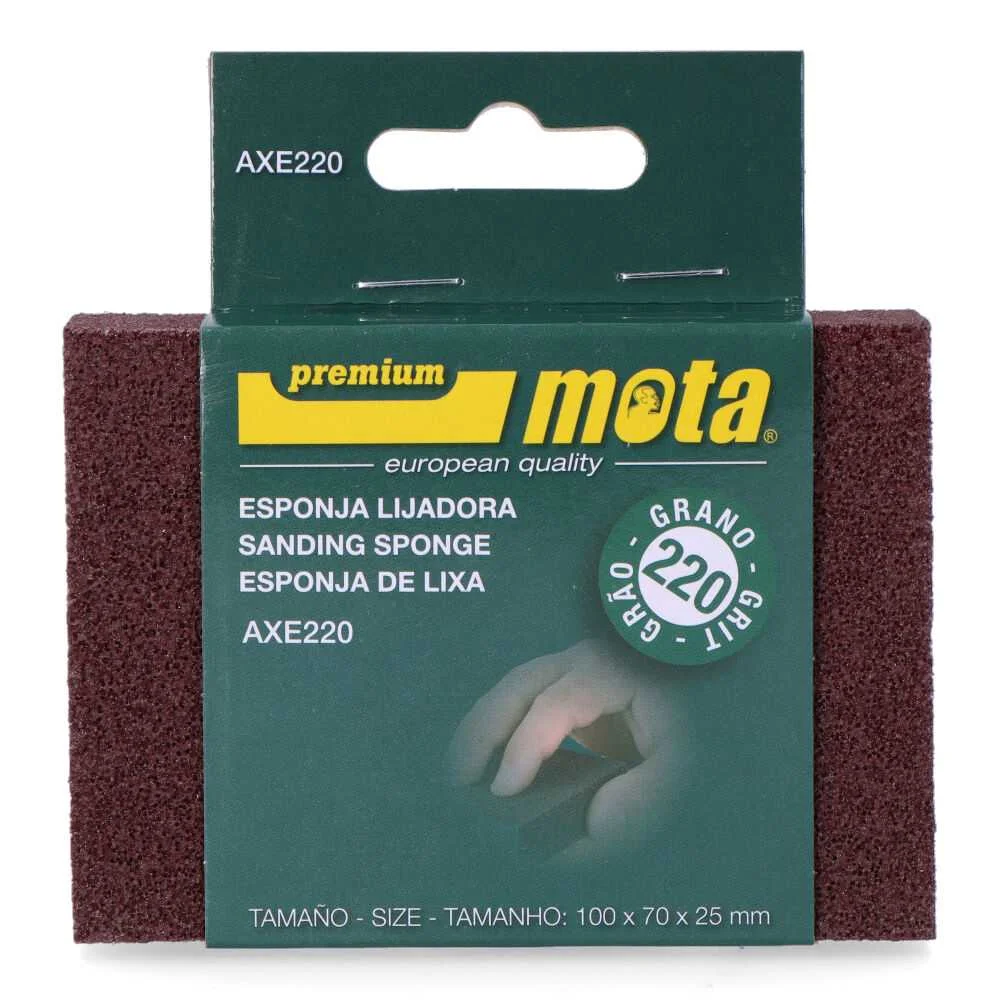 Lixa Esponja Oxido de Alumínio Grão 220 Axe220 Mo.