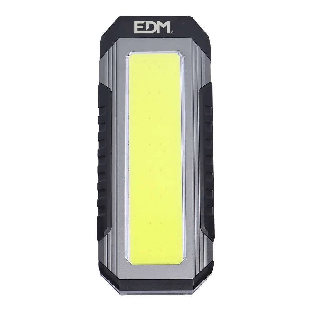 Lanterna Recarregável Xl 10w 3 Leds 1000lm 2x2000mah Edm