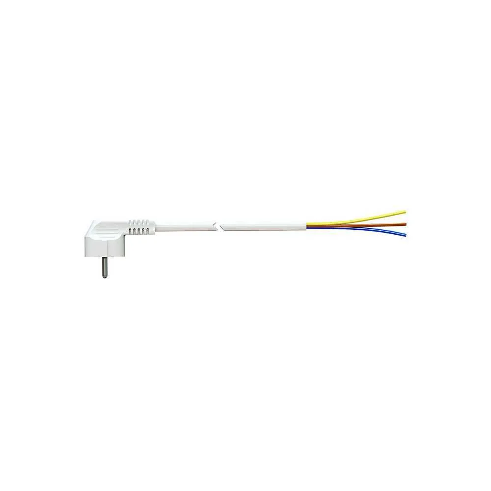 Cabo com Ficha Schuko 1,5m 3x1.5mm 4,8mm 16a 250v.