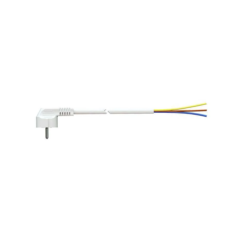 Cabo com Ficha Schuko 2m 3x1.5mm 4,8mm 16a 250v T.
