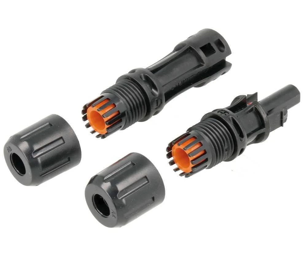 Conector Mc4 M-H para Placas Solares, 4, 6 Y10mm2.