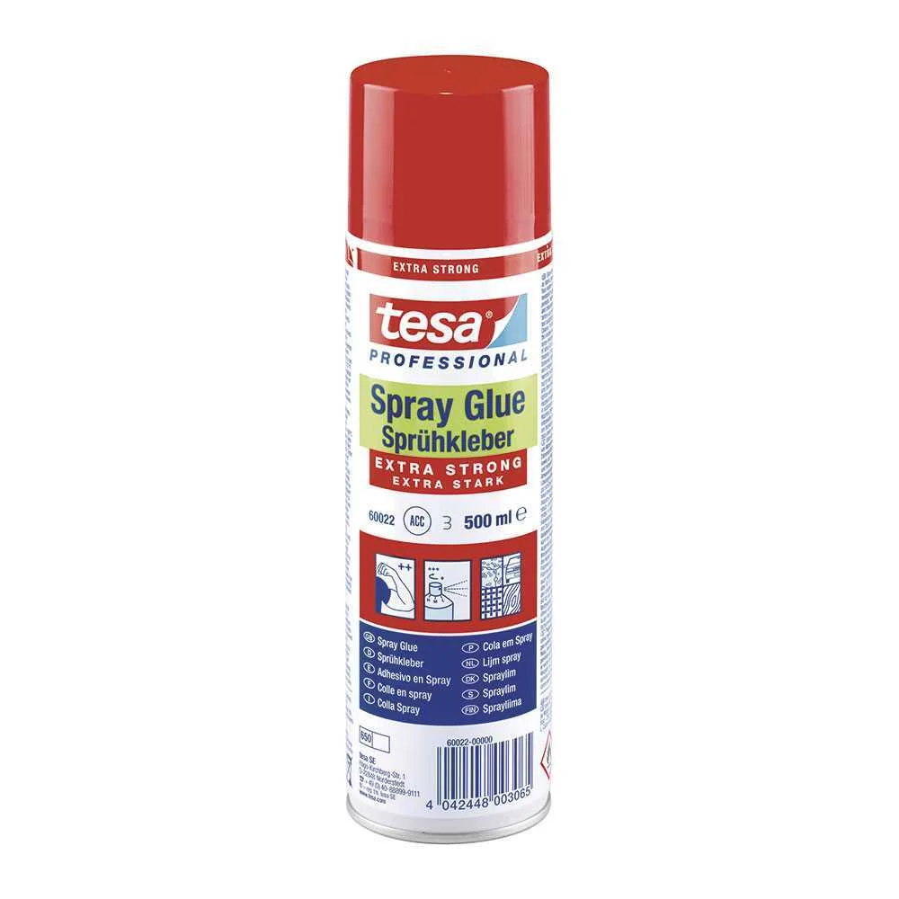 Tesa 60022 Adesivo Spray Extra Forte 500ml
