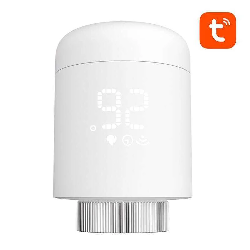 Válvula de Radiador com Termostato Inteligente Avatto Trv16 Zigb.