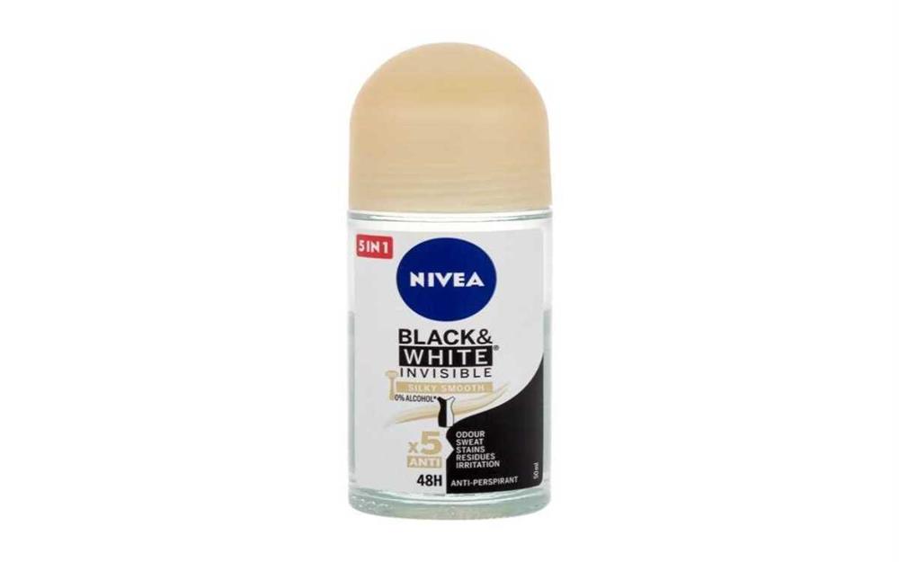 Antiperspirant Black & White Invisible Silky Smooth 50ml