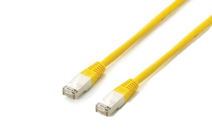 Equip Patchkabel Cat6a  S/Ftp 2xrj45  1.00m Gelb   Plat.Lszh Polybeutel