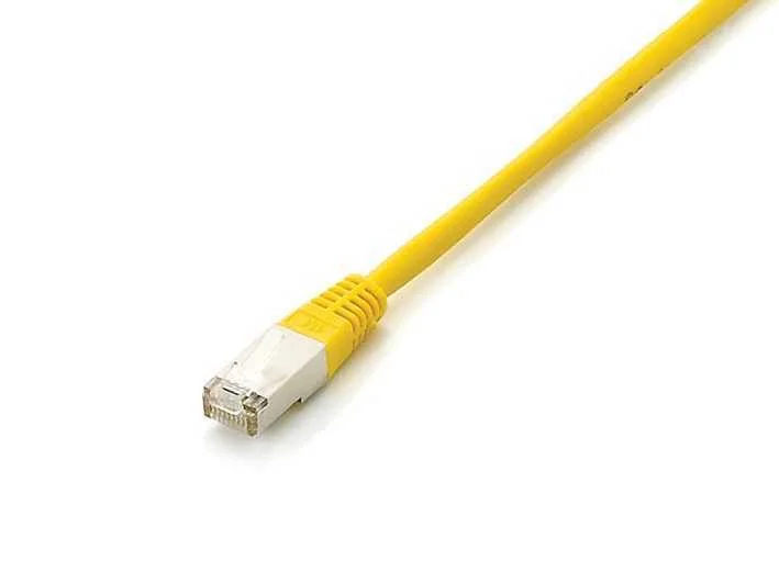Equip Patchkabel Cat6a  S/Ftp 2xrj45  1.00m Gelb   Plat.Lszh Polybeutel