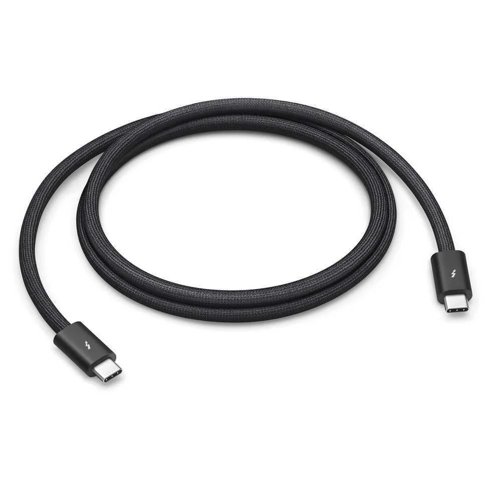 Cabo Thunderbol 4 Usb-C Macho - Cabo Usb-C Macho Preto 1mts - Apple