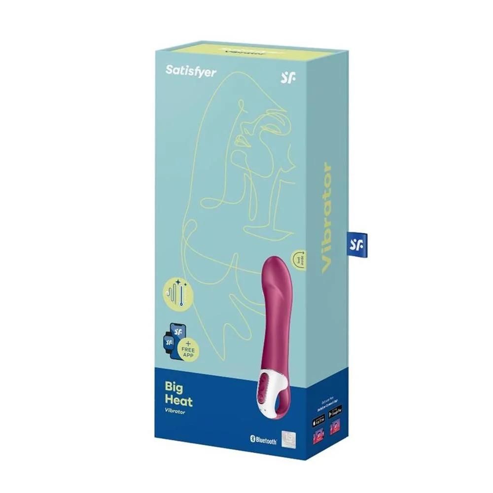 Satisfyer Big Heat Vibrador Efecto Calor com App .