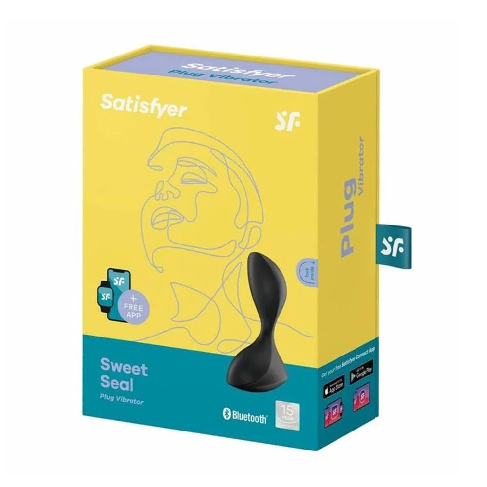 Satisfyer Sweet Seal Plug Vibrator Negro Negro Co.