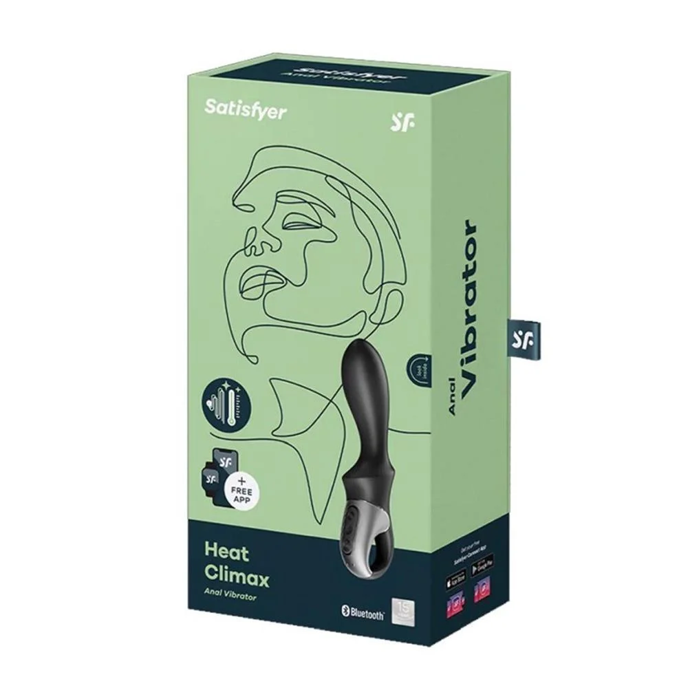 Satisfyer Heat Climax Vibrador Anal com App 1un