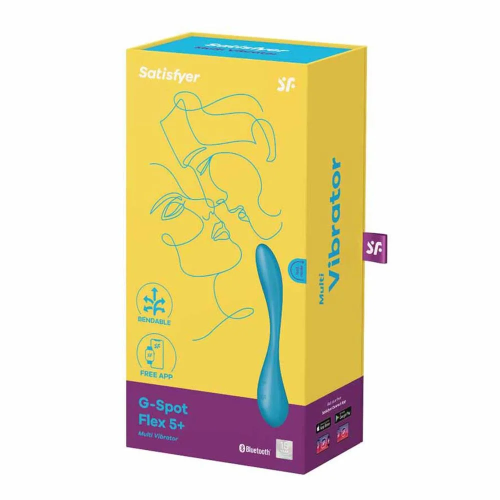 Satisfyer G-Spot Flex5+ Multi-Vibrador Azul Bluet.