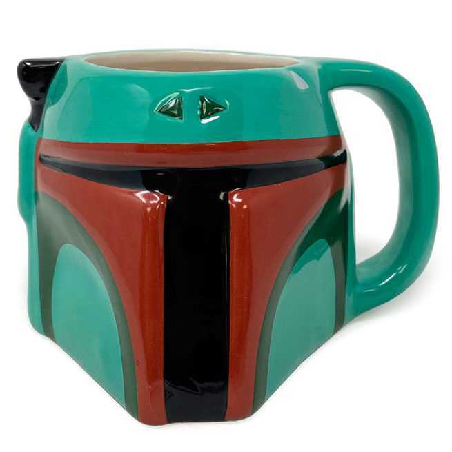 Taza 3d Boba Fett o Mandaloriano Guerra das Estrelas
