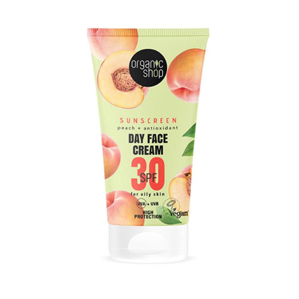 Organic Shop Peach Crema Facial de Dia Spf30 50ml