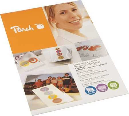 Peach Laminierfolien     80mic Glänzend                 25pk