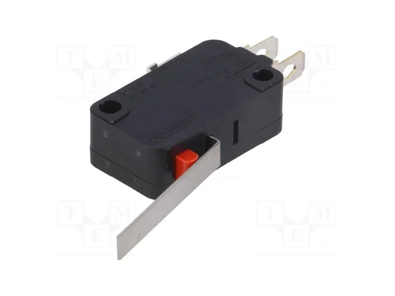 Microinterruptor SNAP ACTION, 5A/250VAC, com alav.