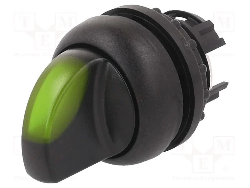 Interruptor: Giratório, 22mm, Pos.Estáv: 3, Verde, Ip67, Pos: 3