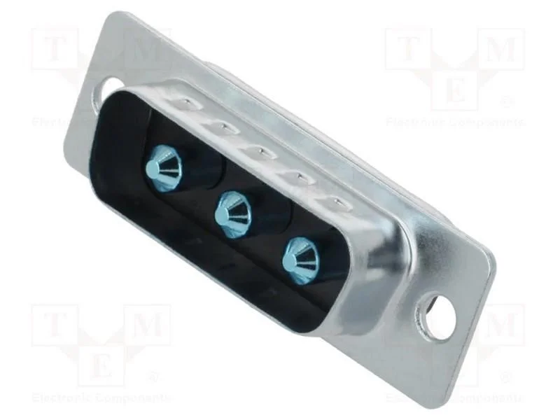 D-Sub especiais, PIN: 3, ficha, macho, para PCB, .