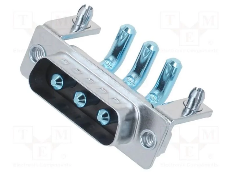D-Sub especiais, PIN: 3, ficha, macho, para PCB, .
