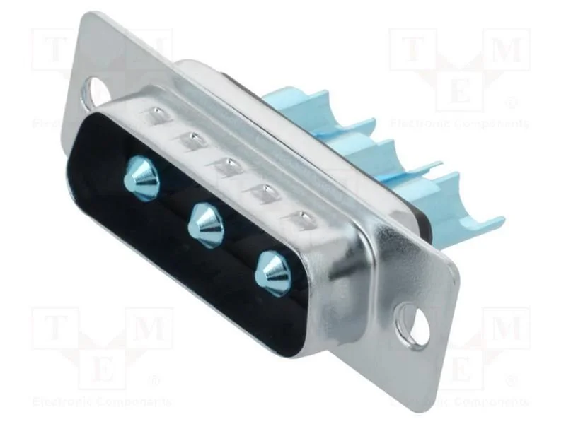 D-Sub Especiais, Pin: 3, Ficha, Macho, com Cabo, Solda, Mhcd, 240v