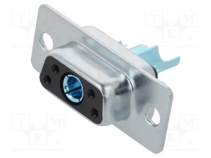 D-Sub especiais, PIN: 5(1+4), ficha, fêmea, com c.