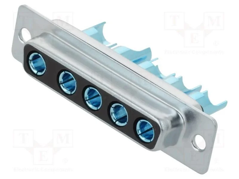 D-Sub Especiais, Pin: 5, Ficha, Fêmea, com Cabo, Solda, Mhcd, 240v