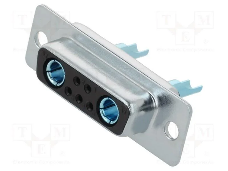 D-Sub Especiais, Pin: 7(2+5), Ficha, Fêmea, com Cabo, Solda, Mhcd