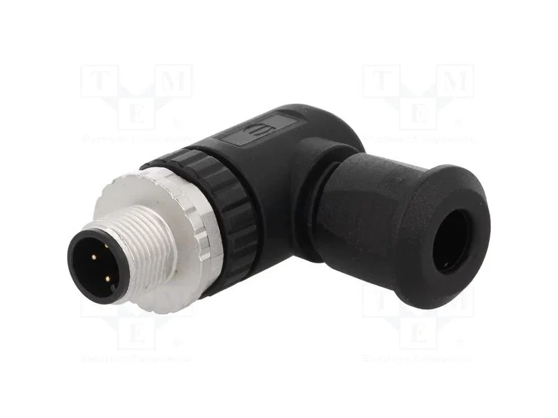 Ficha, M12, Pin: 4, Macho, Código A-Devicenet / Canopen, com Cabo