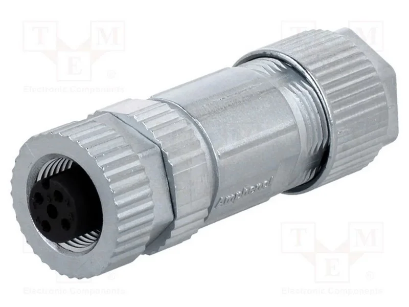 Ficha, M12, Pin: 5, Fêmea, Código A-Devicenet / Canopen, com Cabo