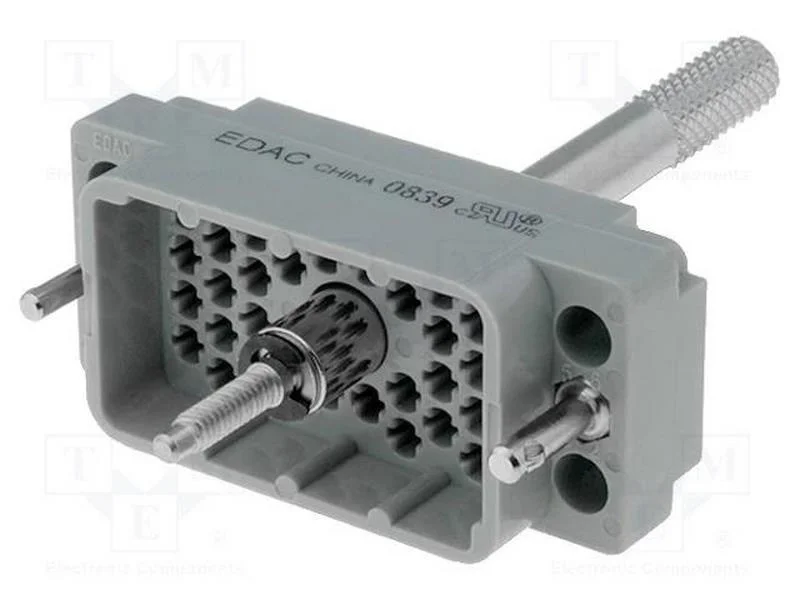 Conector: retangulares, ficha, hermafroditas, Mat.