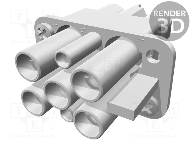 Conector: HDC, inserto de contatos, fêmea, Han Q,.