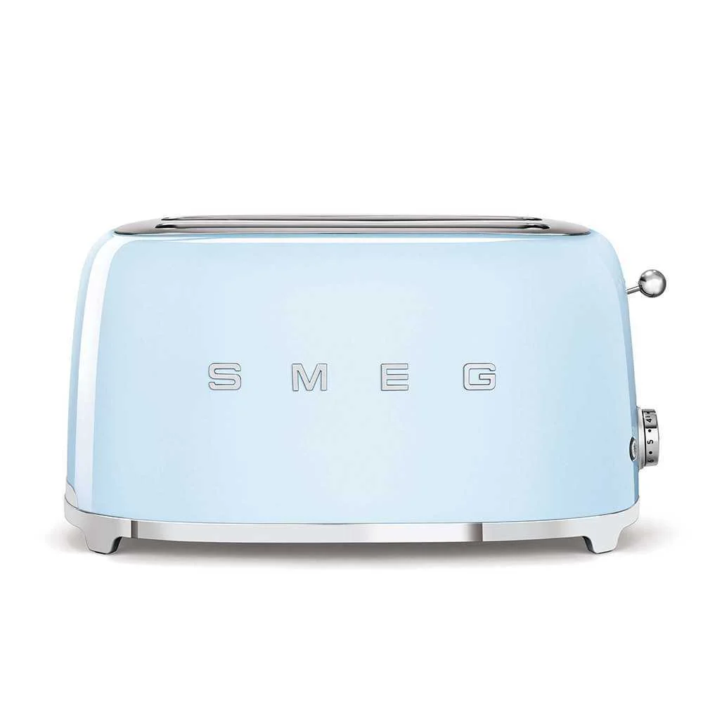 Smeg Toaster 4x2 50?style Pastel Blue Tsf02pbeu