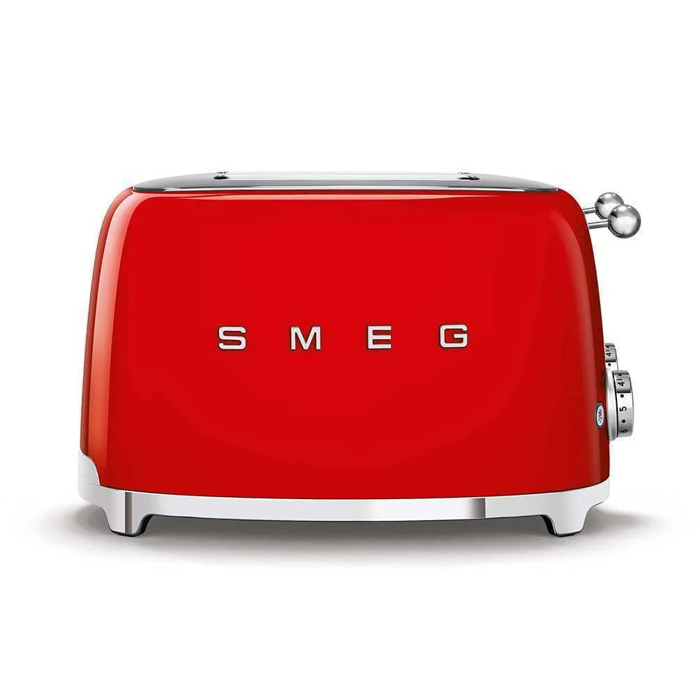 Smeg Toaster 4x4 50?style Red Tsf03rdeu
