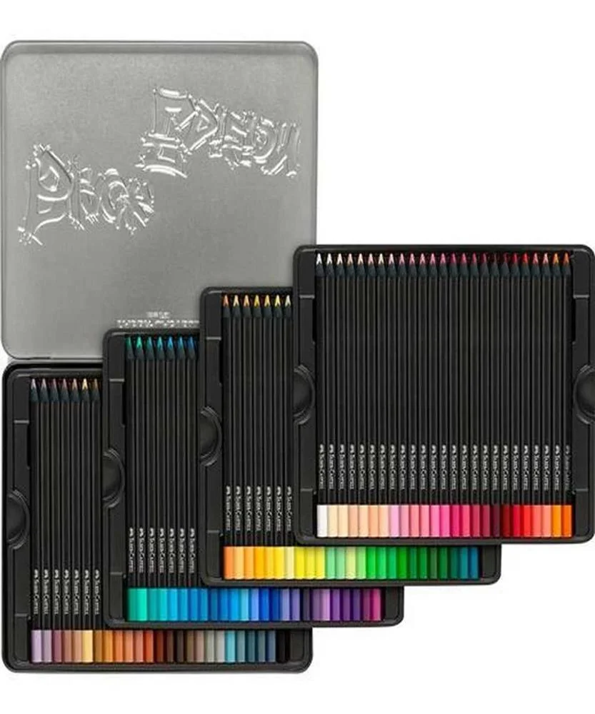 Lápis de cores Faber-Castell Black Edition Estojo.