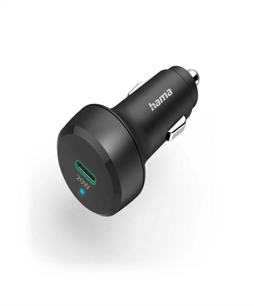 Carregador Rápido Hama, Usb-C, Power Delivery (Pd) / Qualcomm, 20 W, Preto - 00201637
