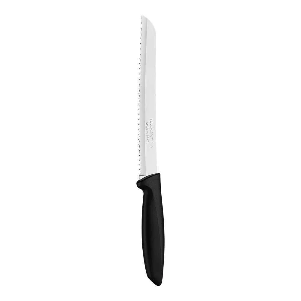 Faca para Pão 8" Plenus Preto Tramontina