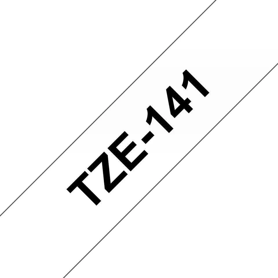 Fita Laminada Compatível Brother TZE-141 - 18mm x.