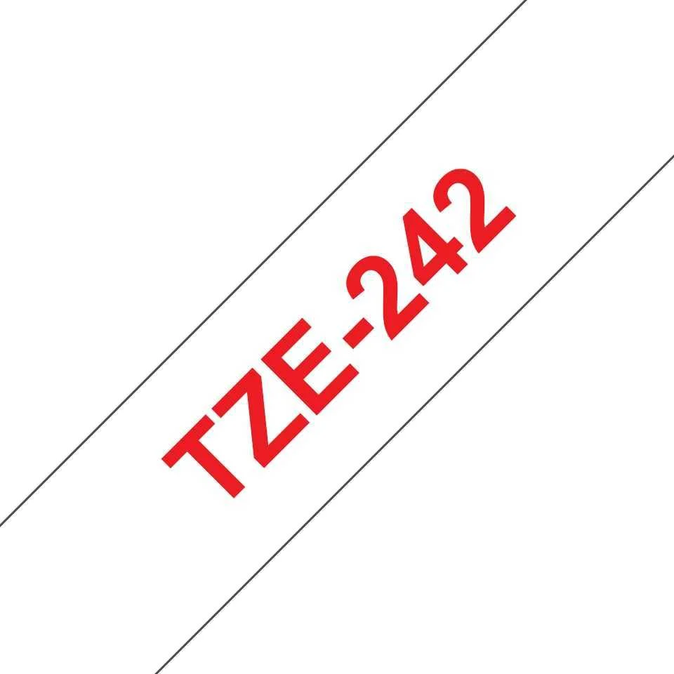Fita Laminada Compatível Brother TZE-242 - 18mm x.