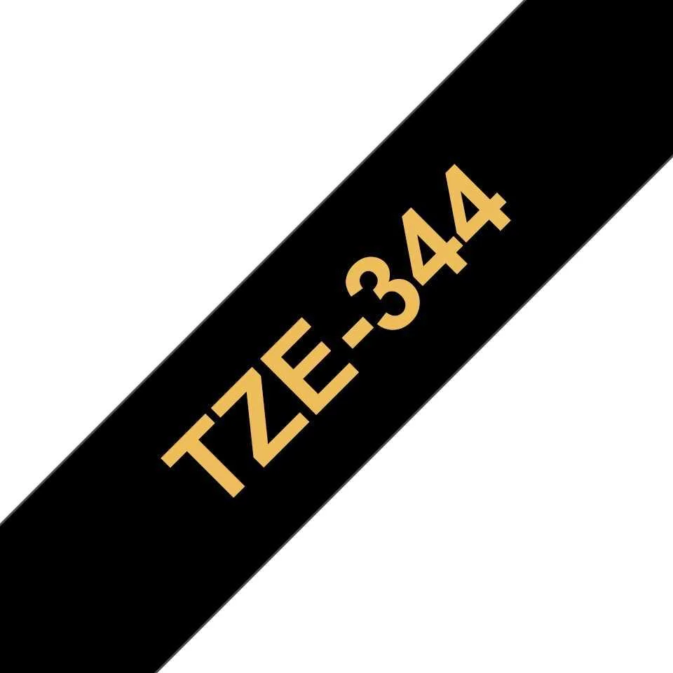 Fita Laminada Compatível Brother TZE-344 - 18mm x.
