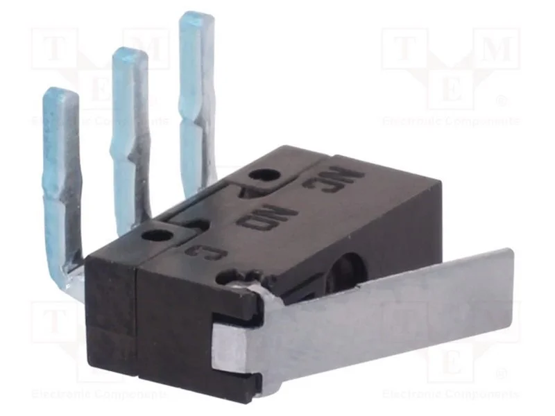 Microinterruptor SNAP ACTION, 0,1A/30VDC, com ala.