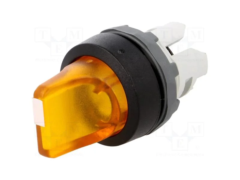 Interruptor: Giratório, 22mm, Pos.Estáv: 2, Amarelo, Mlb-1, Ip66