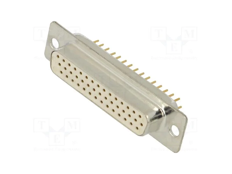 D-Sub HD, PIN: 44, tomada, fêmea, para PCB, simpl.